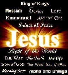 Jesus Christ The Only Way to God: Why Jesus Christ is God. The picture of illustrations of what Jesus Christ is. IE Light of the world, Messiah, Son of God, Etc.